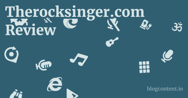 Therocksinger.com Review 1 by Partners