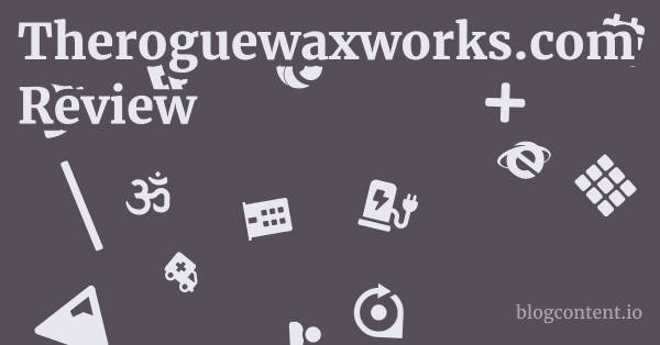 Theroguewaxworks.com Review 1 by Partners