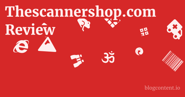 Thescannershop.com Review 1 by Partners