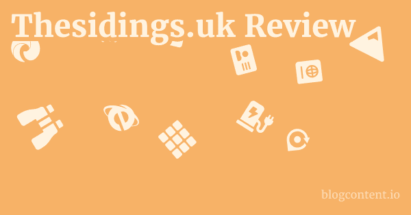 Thesidings.uk Review 1 by Partners