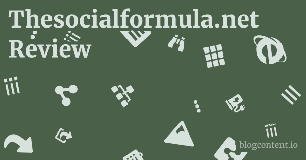 Thesocialformula.net Review 1 by Partners