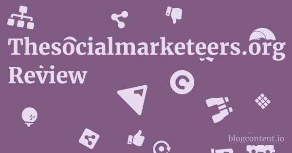 Thesocialmarketeers.org Review 1 by Partners