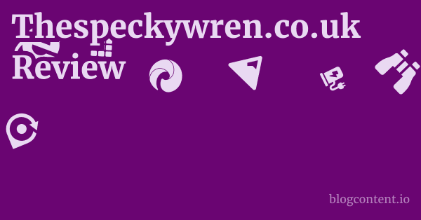 Thespeckywren.co.uk Review 1 by Partners