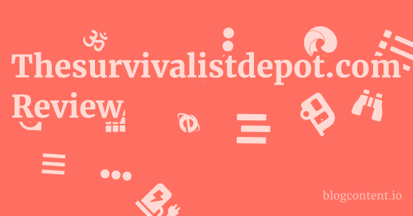 Thesurvivalistdepot.com Review 1 by Partners