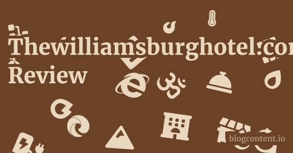Thewilliamsburghotel.com Review 1 by Partners