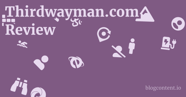 Thirdwayman.com Review 1 by Partners