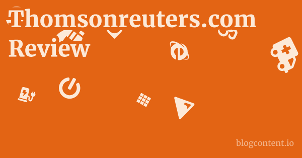 Thomsonreuters.com Review 1 by Partners