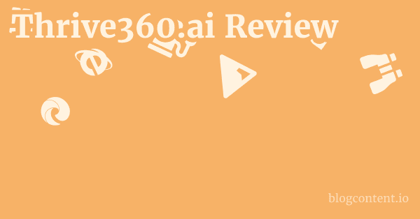 Thrive360.ai Review 1 by Partners