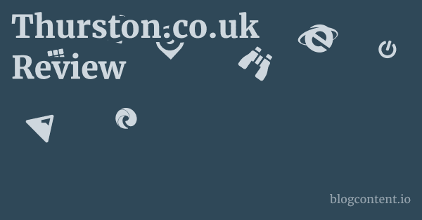 Thurston.co.uk Review 1 by Partners
