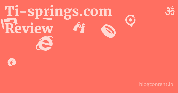 Ti-springs.com Review 1 by Partners