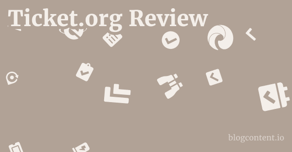 Ticket.org Review 1 by Partners