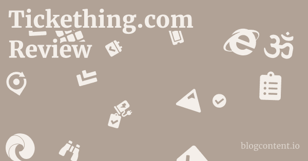 Tickething.com Review 1 by Partners