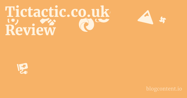Tictactic.co.uk Review 1 by Partners