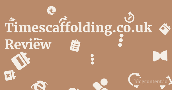 Timescaffolding.co.uk Review 1 by Partners