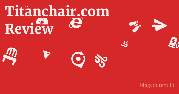 Titanchair.com Review 1 by Partners