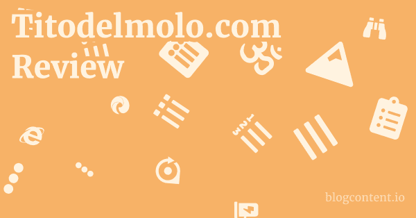 Titodelmolo.com Review 1 by Partners