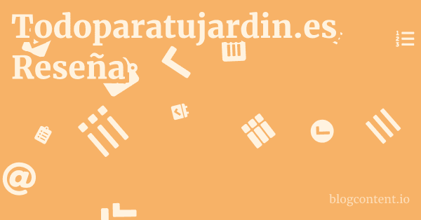 Todoparatujardin.es Reseña 1 by Partners