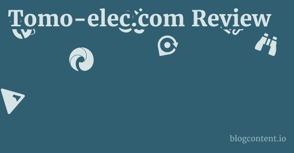 Tomo-elec.com Review 1 by Partners