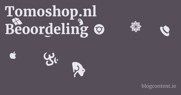 Tomoshop.nl Beoordeling 1 by Partners
