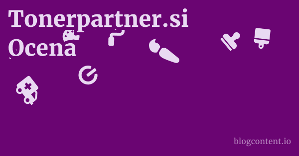 Tonerpartner.si Ocena