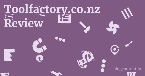 Toolfactory.co.nz Review 1 by Partners