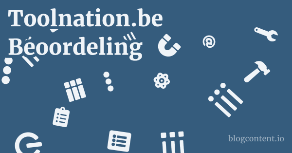 Toolnation.be Beoordeling