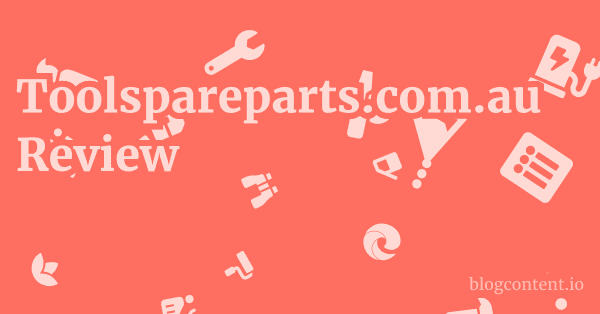 Toolspareparts.com.au Review 1 by Partners