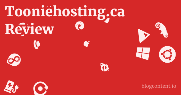 Tooniehosting.ca Review
