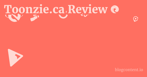Toonzie.ca Review 1 by Partners