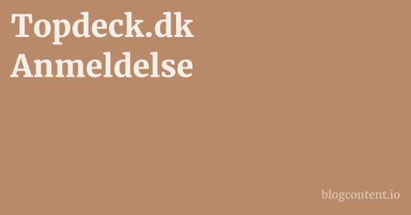 Topdeck.dk Anmeldelse 1 by Partners