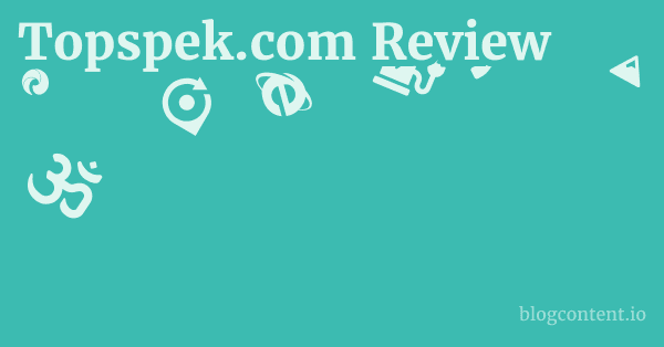 Topspek.com Review 1 by Partners