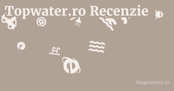 Topwater.ro Recenzie 1 by Partners