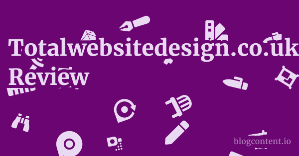 Totalwebsitedesign.co.uk Review 1 by Partners