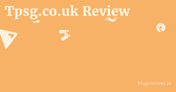 Tpsg.co.uk Review 1 by Partners