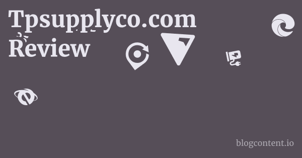 Tpsupplyco.com Review 1 by Partners