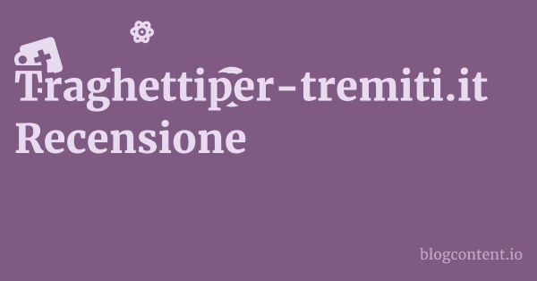 Traghettiper-tremiti.it Recensione 1 by Partners
