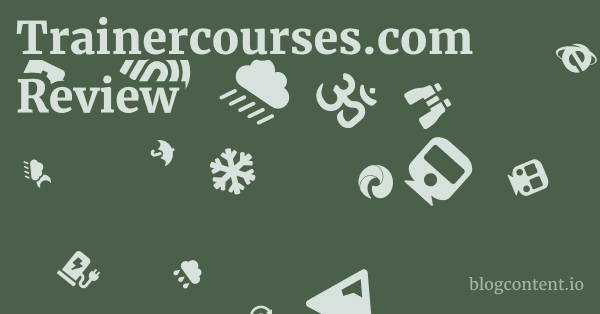 Trainercourses.com Review 1 by Partners