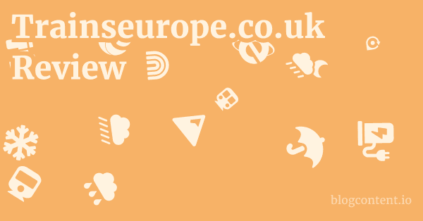 Trainseurope.co.uk Review 1 by Partners