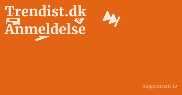 Trendist.dk Anmeldelse 1 by Partners