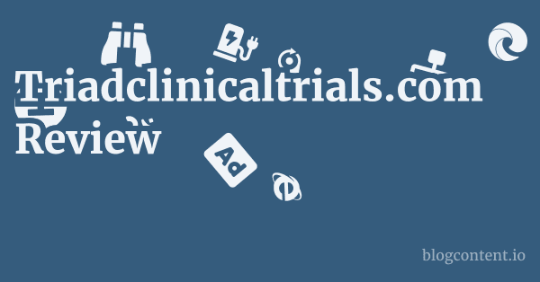 Triadclinicaltrials.com Review 1 by Partners