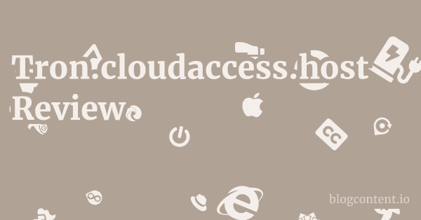 Tron.cloudaccess.host Review 1 by Partners