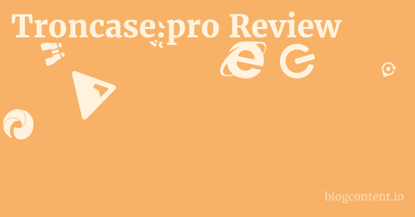 Troncase.pro Review 1 by Partners