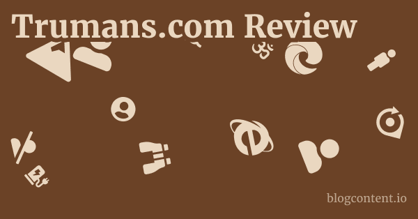 Trumans.com Review 1 by Partners