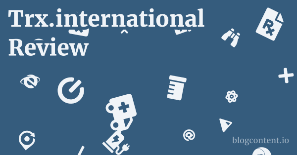 Trx.international Review 1 by Partners