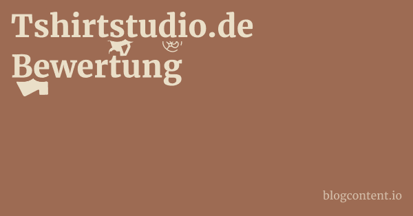 Tshirtstudio.de Bewertung 1 by Partners
