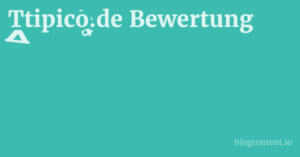 Ttipico.de Bewertung 1 by Partners