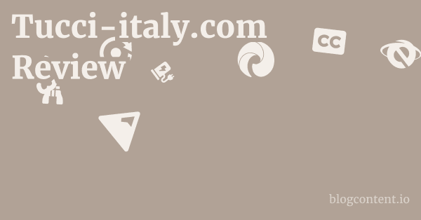 Tucci-italy.com Review 1 by Partners