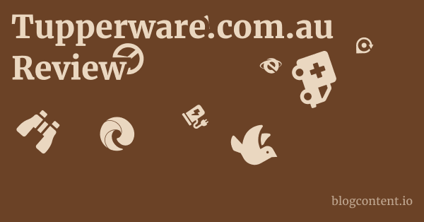 Tupperware.com.au Review 1 by Partners