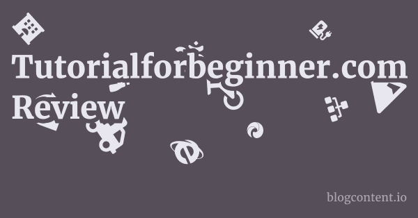 Tutorialforbeginner.com Review 1 by Partners