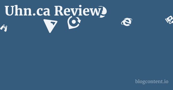 Uhn.ca Review 1 by Partners